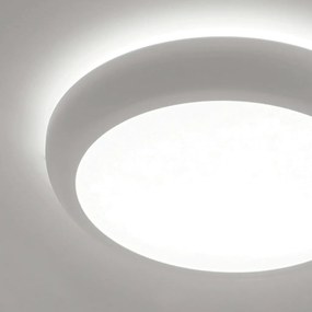 Plafon Bold Redondo Ø30X7,5Cm Led 24W Bivolt - Usina 19670/30 (CB-M - Cobre Metálico, 3000k)