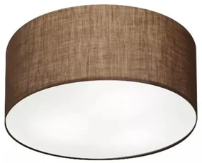 Plafon Para Sala de Estar Cilíndrico SE-3013 Cúpula Cor Café