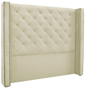 Cabeceira Estofada Egito SPZ 219cm Casal Veludo - ADJ Decor