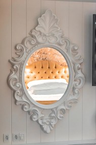 Espelho Coquille - Branco Provençal Kleiner