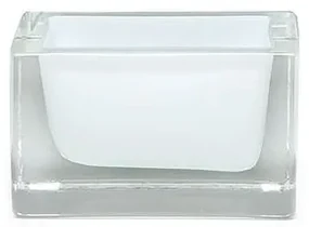 Porta Clips Branco Murano Cristais Cadoro