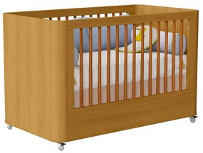 Berço Mini Cama Boom Plus com Rodízios - Savana Fosco