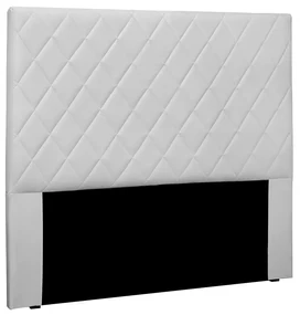 Cabeceira Decorativa 1,40M Baelon Pu Branco G63 - Gran Belo
