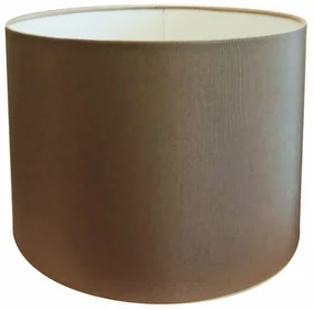 Cúpula Abajur Cilíndrica Cp-7020 Ø45x21cm Caqui
