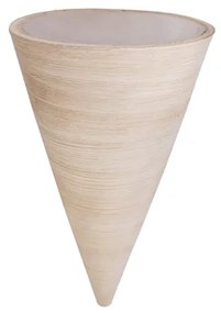 Arandela Ceramica Bege 26cm