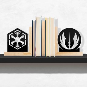Aparador de Livros Star Wars - Jedis vs Sith Base Pinus