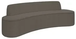 Sofá 4 Lugares para Sala de Estar Living 260cm Koane D06 Bouclê Castor