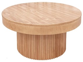 Mesa de Centro Redonda - Mel Pinus  Kleiner