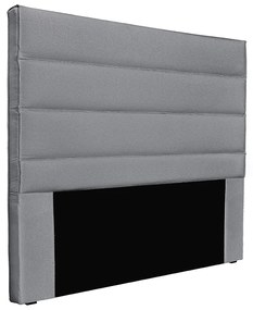 Cabeceira Cama Box Solteiro 90 cm Arles Linho S04 - D'Rossi - Cinza