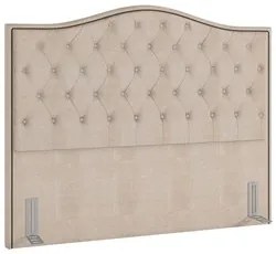 Cabeceira Cama Box Casal King 195cm Siena P02 Linho Bege Cru - Mpozena