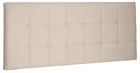 Cabeceira Painel Verona Para Cama Box Solteiro 90 cm Suede - D'Rossi - Bege