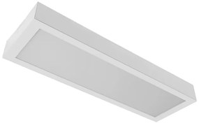 Plafon Led Sobrepor Aluminio Branco 27W 3375Lm Valencia - LED BRANCO QUENTE (3000K)