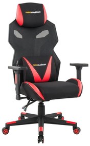 Cadeira Gamer Executiva PRO-X Gaming Reclinável Giratória Preto/Vermelho G56 - Gran Belo