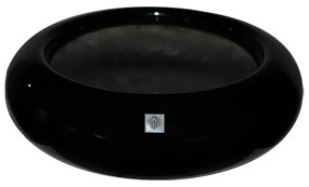 Bacia Decorativa Redonda M Preto G07 - Gran Belo