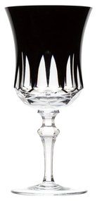 Taça de Cristal Lapidado p/ Vinho Branco - Preto  55 - Preto