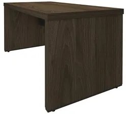 Conjunto Escritório 3 Peças Mesa 158cm Corp A06 Charuto/Preto - Mpozen