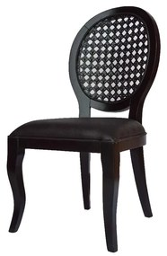 Cadeira Delicate Palha - Preto  Kleiner