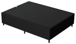 Base para Cama Box Casal 138x188cm Hit Z04 Sintético Preto - Mpozenato