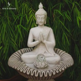 Fonte de Buda Thai em Marmorite