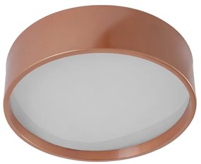 Plafon Sobrepor Aluminio Difusor Ravena 45Cm - COBRE