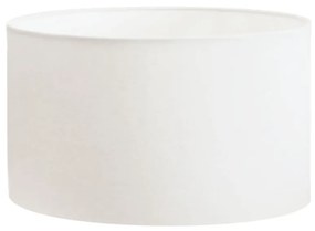 Cúpula abajur e luminária cilíndrica vivare cp-8026 Ø55x25cm - bocal europeu - Branco
