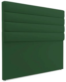 Cabeceira California Para Cama Box Casal 140 cm Veludo - D'Rossi - Verde