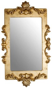 Espelho Lavanda Retangular Entalhado - Dourado Envelhecido Provençal Kleiner