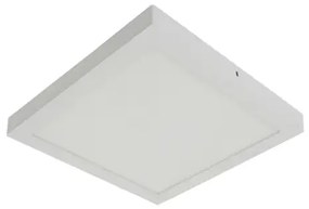 Plafon Led Sobrepor Quadrado Aluminio Branco 24W Yamamura - LED BRANCO NEUTRO (4000K)