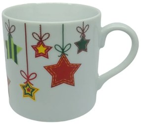 Caneca 350Ml Decoração  Porcelana Schmidt - Mod. B