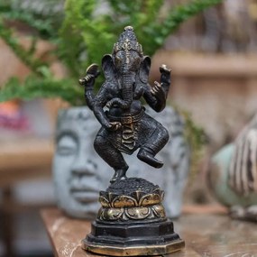 Escultura Deus Ganesh Bronze | Bali