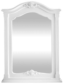 Espelho Entalhado Atena - Branco Clássico Kleiner