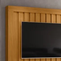 Estante Painel Para TV 70 Pol 242cm Le Gard Z10 Off/Cinamomo - Mpozena