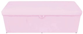 Calçadeira Clean 100 cm Suede D'Rossi - Rosa Bebê