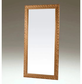 Espelho Áurea Dourado 206cm Madeira Maciça