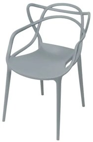 Cadeira Master Allegra Polipropileno Cinza - 46638 Sun House