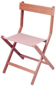 Cadeira Dobrável Tramontina Finger Madeira Tauarí Verniz Assento em Tecido