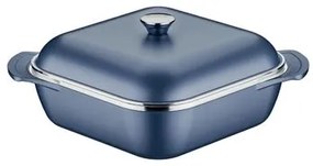 Caçarola Tramontina Quadrada Lyon em Alumínio Starflon 28 cm 5,5 L Azul Elementar