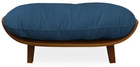 Cama Pet Costela para Cães e Gatos Almofadada Suede Azul Marinho