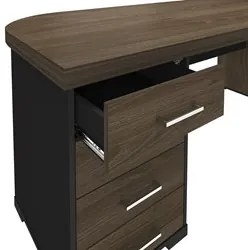 Mesa para Escritório 4 Gavetas Lado Esquerdo 180cm Tamburato Executiva