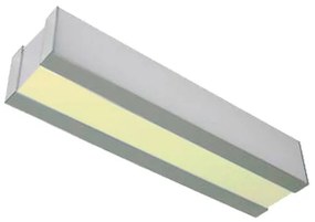 Arandela Led Aluminio Espelhado 18W Bilbao - LED BRANCO QUENTE (3000K)