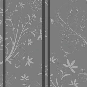 Adesivo Ambiente Decorado Florais Dark