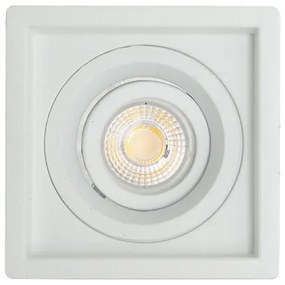 Plafon Embutir Aluminio 8,5Cm - BRANCO