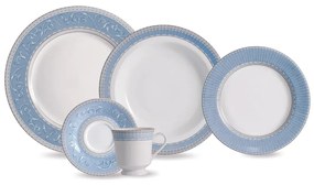 Aparelho De Jantar E Chá Porcelana Schmidt 30 Peças - Dec. Diva 2276