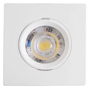 Plafon Led Embutir Quadrado Branco 3w 6500k