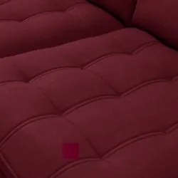 Sofá Retrátil Reclinável 4 Lugares 290cm Damy F05 Veludo Bordô - Mpoze