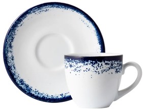 Xicara Chá Com Pires 230Ml Porcelana Schmidt - Dec. Nevoa 2420