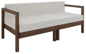 Sofá Componível Lazy 2 Lugares com Almofadas - Wood Prime MR 44002