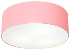Plafon Para Corredor Cilíndrico SC-3046 Cúpula Cor Rosa Bebê