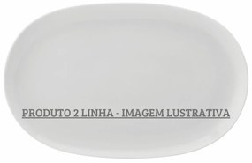 Travessa Rasa Oval 36 Cm Porcelana Schmidt - Mod. 088 2° Linha