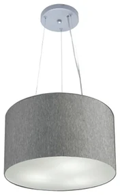 Pendente Cilíndrico Rustico Cinza MJ-4009 Para Mesa de Jantar e Estar